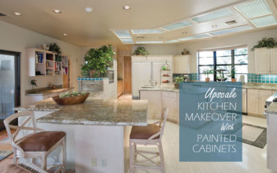 Upscale Kitchen Makeover with Painted Cabinets