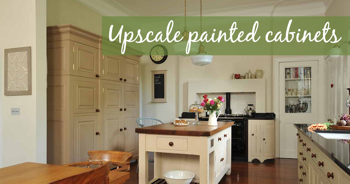 Upscale painted Cabinets