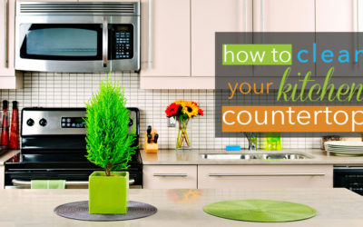 how to clean your kitchen countertop