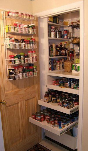 Converted Hall Closet to Pantry
