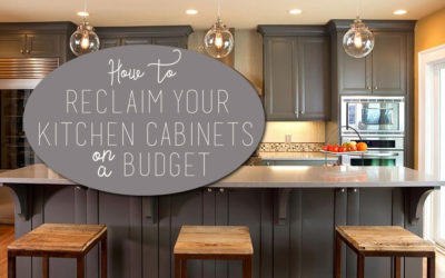 how to reclaim your kitchen cabinets on a budget