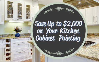 Save Up to $2,000 on your Kitchen Cabinet Painting