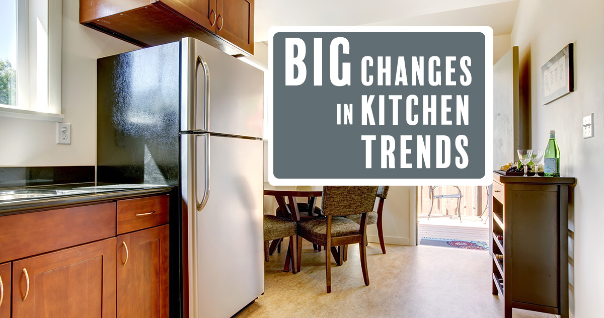 big changes in kitchen trends