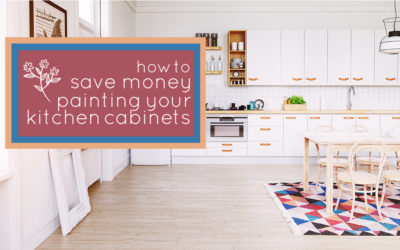 how to save money painting your kitchen cabinets